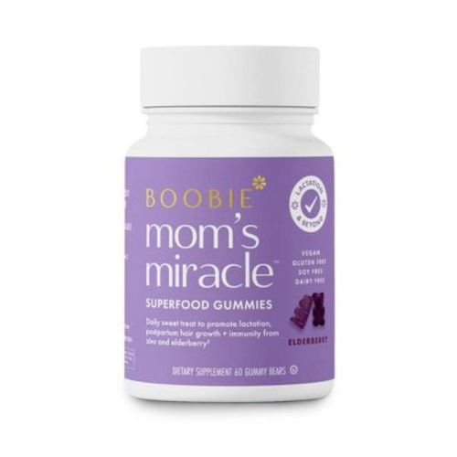 Boobie Bears lactation Gummies, lactation Supplement For Increased Breast Milk, breastfeeding Vegan Supplements - 60ct