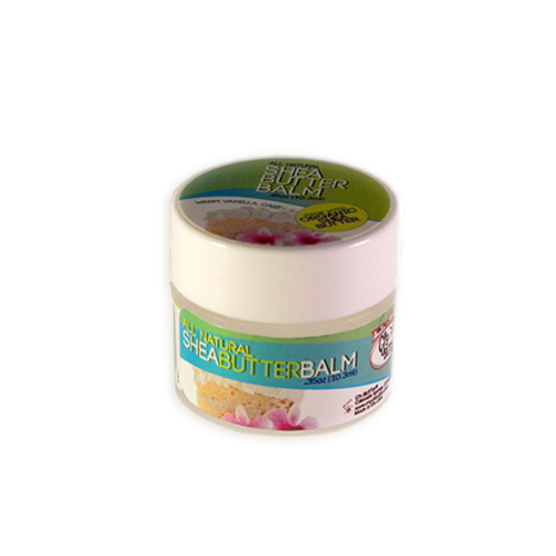 CJ's BUTTer Shea Butter Balm .35 oz. Mini: Warm Vanilla Cake