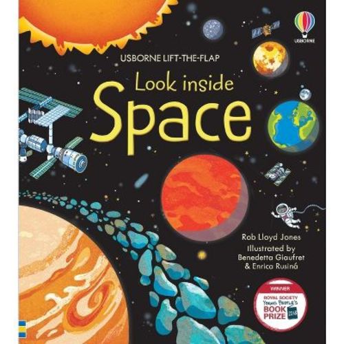 Look Inside Space - by Rob Lloyd Jones (Board Book)