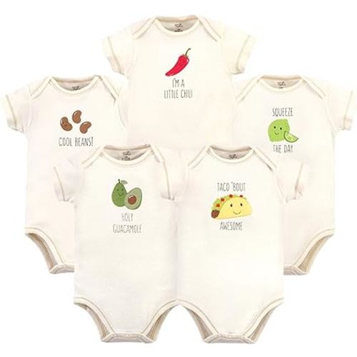 Touched by Nature Unisex Baby Organic Cotton Bodysuits