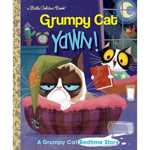 Yawn! A Grumpy Cat Bedtime Story (Grumpy Cat) (Little Golden Book) Hardcover – Picture Book, July 24, 2018