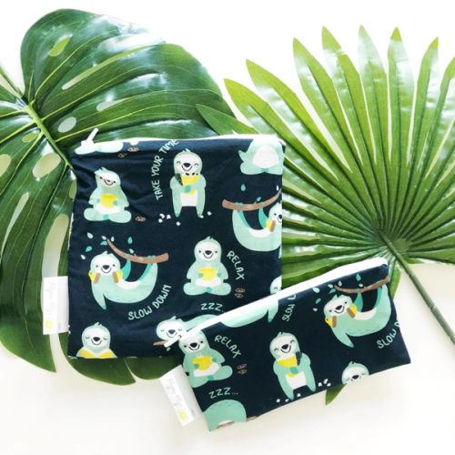 Reusable Snack & Everything Bag - Sloth | Bee Like Kids