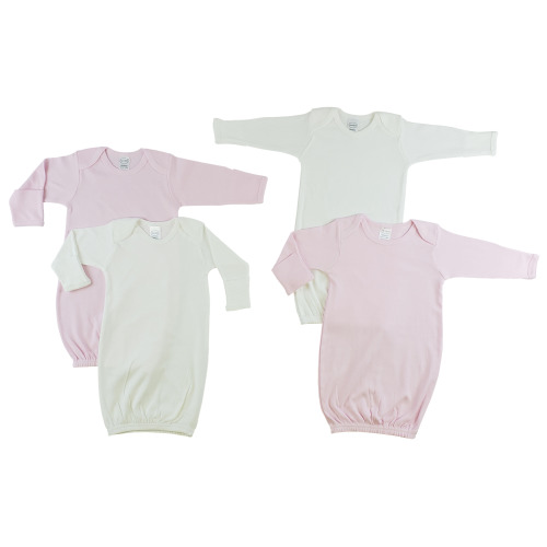 Bambini Infant Gowns - 4 Pack