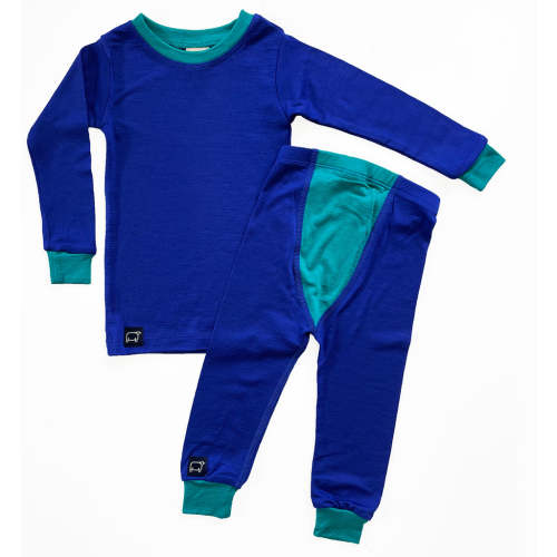 Merino Pyjamas/Base Layer Set - Evergreen/Lichen color