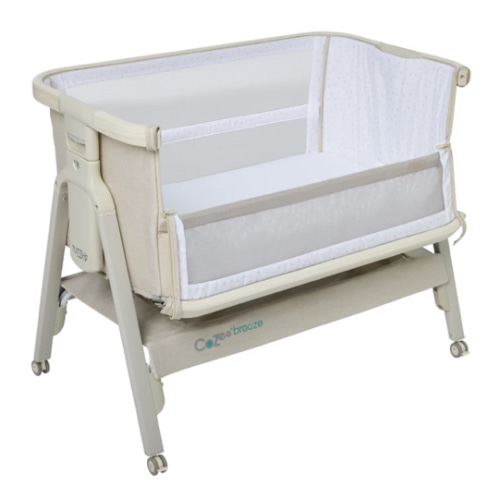 10% off* & free delivery on the CoZee Breeze Lite Co-sleeping Bassinet in Whitewash Ash and Mushroom | iL Tutto