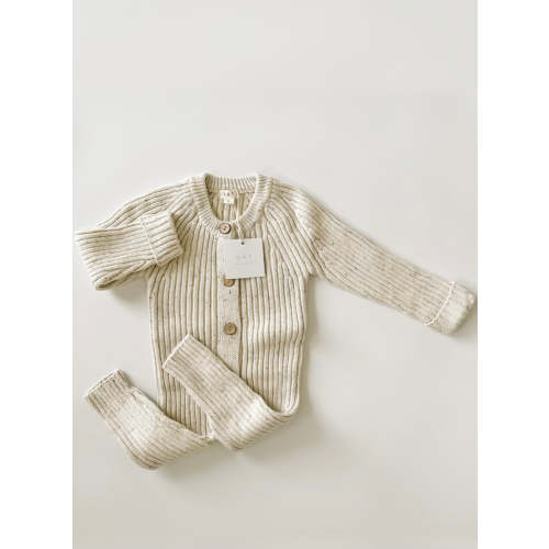 ‘Sprinkle Knit’ Ribbed Playsuit