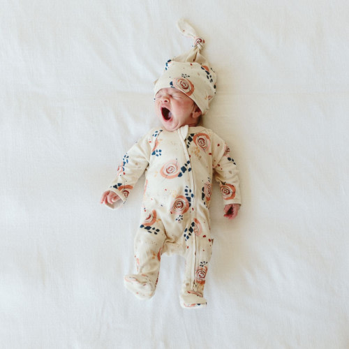 Goumi Kids x Babylist Bamboo & Organic Cotton Footie - Morocco, 0-3M