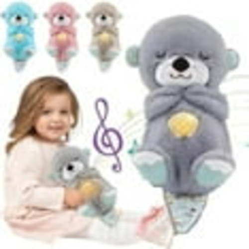 Calming Otter for Adults, Breathing Otter, Anxiety Relief Otter,Relief Koala, Breathing Otter Sleep Buddy, Sleepy Koala with Music Lights & Rhythmic Breathing Motion