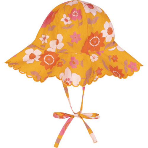 6-12M - Baby Audrey Sun Hat, Retro Floral