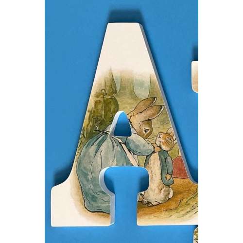 Peter Rabbit Nursery Letters – Personalized Name Sign, Classic Peter Rabbit baby name
