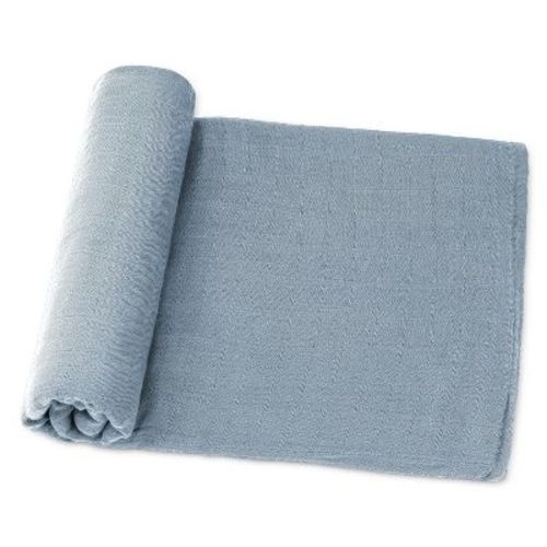 Muslin Swaddle Blankets Neutral Receiving Blanket For Boys And Girls By Comfy Cubs - Pack Of 2 - Pacific Blue And Fern