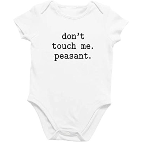 Printique Organic GOTS Certified Baby Onesie Unisex Bodysuit 0-18 months - Funny Quotes