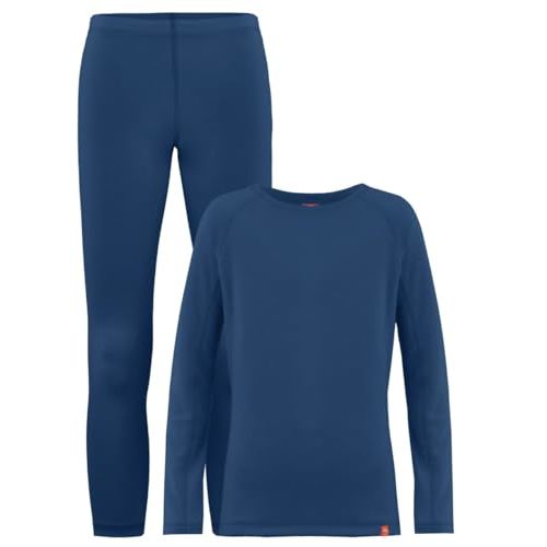 Wooly Kids Base Layer Set Soft Merino Wool Thermal Underwear Very Warm Long Johns Multiple Colors for Boys