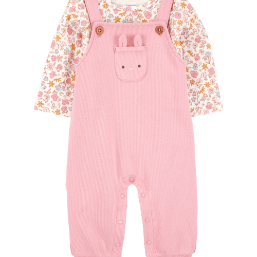 Pink Baby 2-Piece Floral Long-Sleeve Tee & Coverall Set | Carter’s Oshkosh Canada