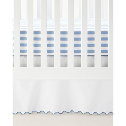 Wave Crib Skirt | Serena and Lily