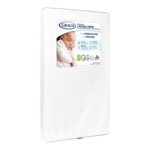 Graco 6" Dual-comfort Baby Crib And Toddler Mattress