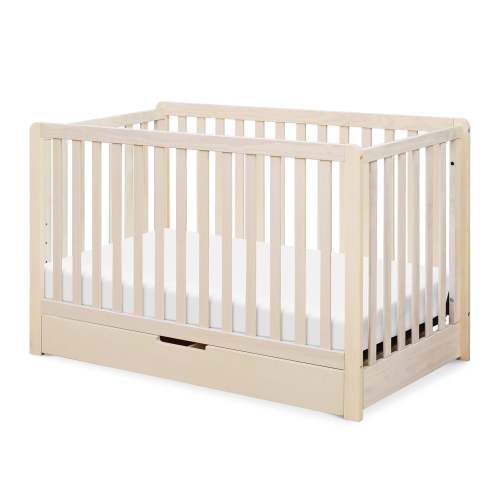 Colby 4-in-1 Convertible Crib with Trundle Drawer - Washed Natural