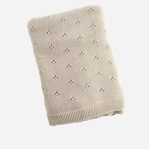 Organic Cotton Heirloom Pique Blanket