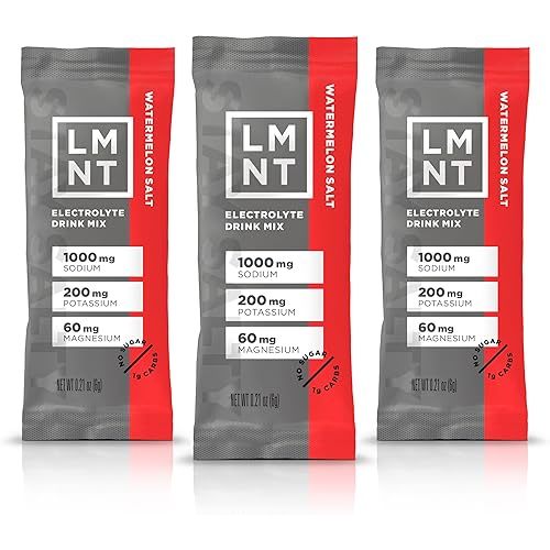 LMNT Zero Sugar Electrolytes - Watermelon Salt | Drink Mix | 30-Count