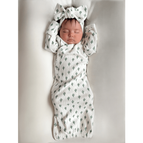 Cactus / Organic Pointelle Gown