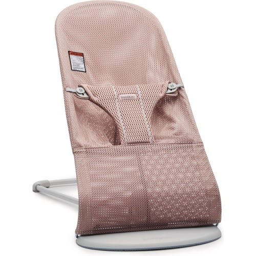 BabyBjörn Bouncer Bliss Convertible Quilted Baby Bouncer, Dusty Pink