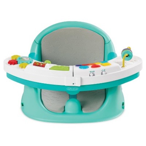 Infantino Music & Lights 3-in-1 Discovery Seat & Booster, Color: Teal