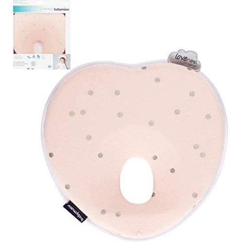 Babymoov Lovenest Organic Baby Headrest | The Worlds First Pediatrician Designed Head Support to Prevent Infant Flat Head (Made in Europe)