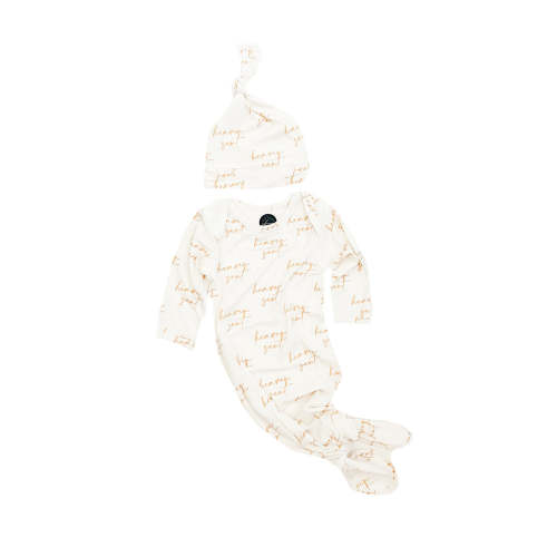Heaven Sent Bamboo Gown & Matching Beanie – OUR HOUSE ABOVE