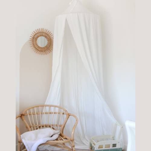 White Kids Canopy, Children&#39;s Play Tent, Kids Canopy Tent, Toddler Reading Nook, Playroom Decor, Crib Canopy Curtain, Playroom Tent