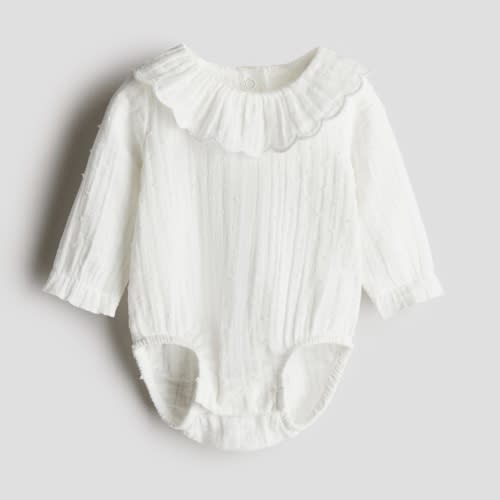 COTTON MUSLIN ROMPER SUIT
