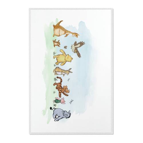 Classic Winnie the Pooh & Friends Nursery Area Rug