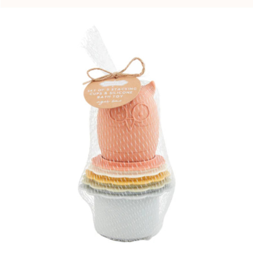 Mud Pie Squirt and Stack Bath Toys