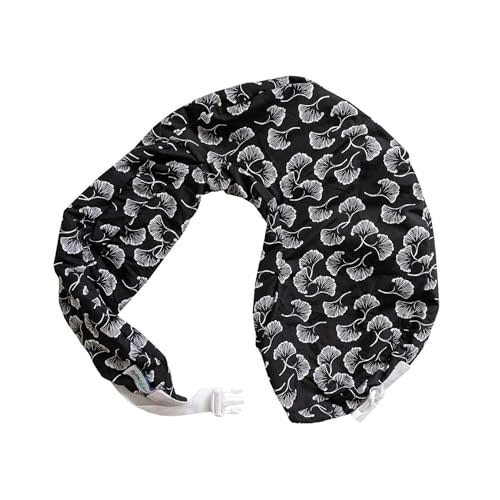 My Brest Friend Original Nursing Pillow Cover - Slipcovers For Baby - Adjustable Fit, Easy Care, Durable - Original Nursing Pillow Not Included, Black Flowing Fans