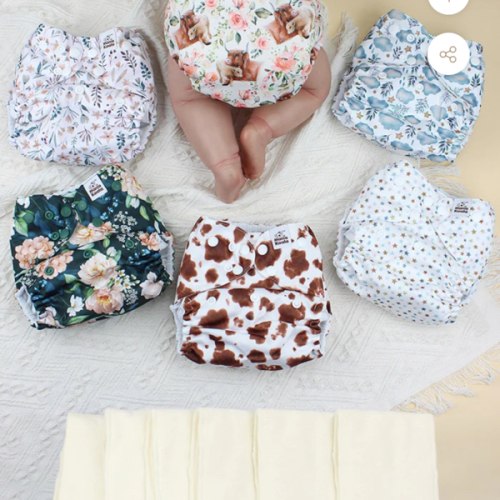 POCKET DIAPER 3.0 WITH INSERTS - 6 PACK(A Special Set)