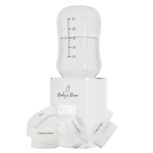 Baby’s Brew 3.0 Portable Bottle Warmer Adapter Set (Warmer + Four Adapters)
