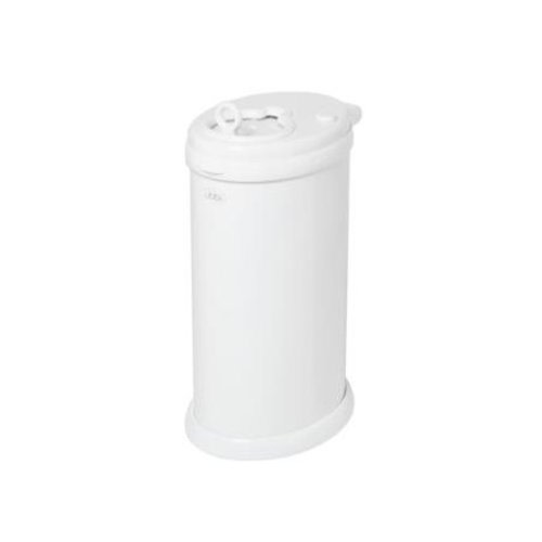 Stainless Steel Diaper Pail - White