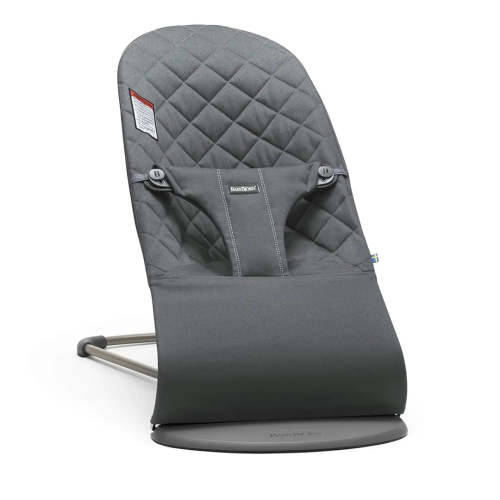 Babybjörn Bouncer Bliss, Cotton Classic Quilt - Anthracite