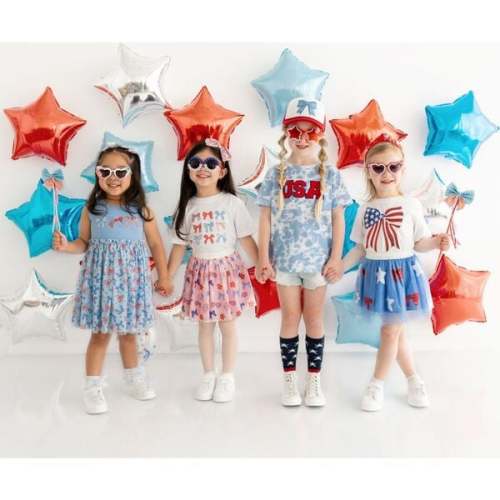 Patriotic Cutie Tutu, Blue - Sweet Wink | Maisonette