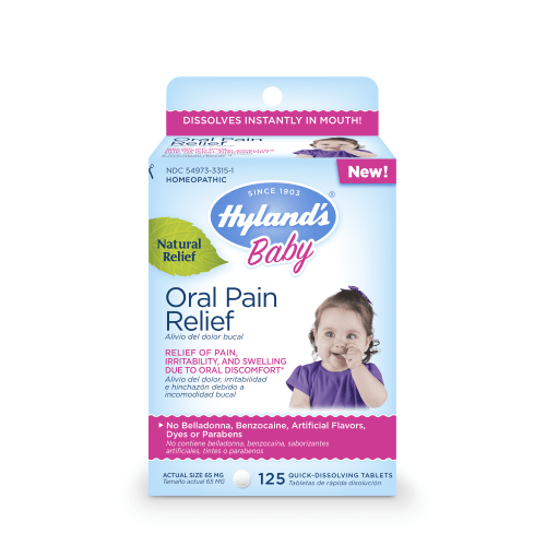 Hyland's Baby Oral Pain Relief, 125 tablets HSA/FSA Eligible