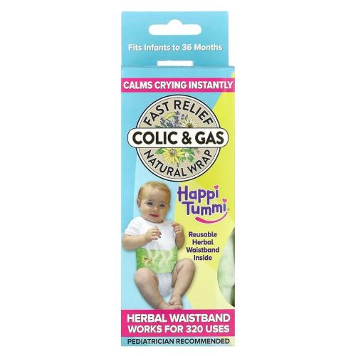 Colic and Gas Relief for Babies and Infants- Heated Belly Wrap for Newborns - Aromatherapy Wrap for Upset Tummy and Constipation