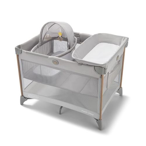Graco Pack 'n Play CareSuite Bassinet Lux Playard, Sky