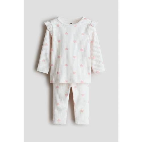 2-PIECE RIBBED COTTON SET