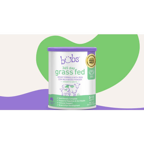 Bubs 365 Day Grass Fed Infant Formula (0-12 Months)