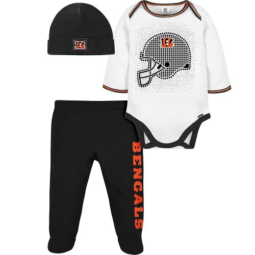 Gerber Unisex Baby NFL Team Footed Pant and Bodysuit Gift Set
