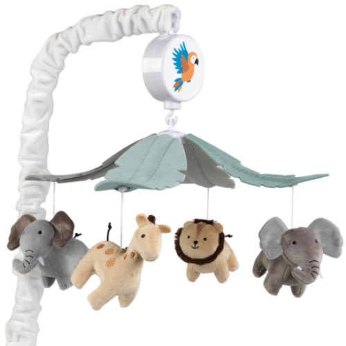 Jungle Friends Musical Baby Crib Mobile
