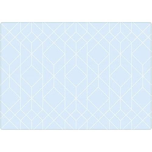 Premium Stylish Foam Play Mat | Cushy-Soft & Thick | Easy-to-Clean, Hypoallergenic, Non-Toxic, Pet-Friendly | One Piece - Large Baby Blue Sky Haven