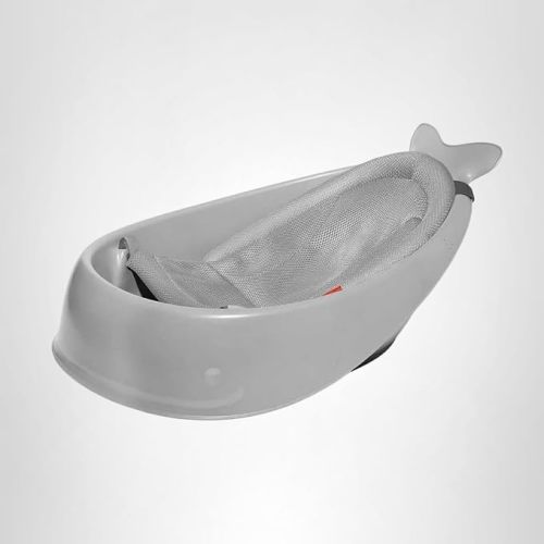 Skip Hop Infant Bath Tub 3-Stage Grow With Baby Smart Sling MOBY Bathtub Grey Age 0+