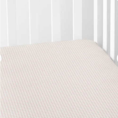 Classic Cool Organic Cotton Percale Fitted Crib Sheet