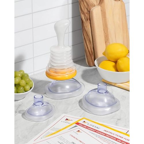 LifeVac Home Kit - Portable Suction Rescue Device, First Aid Kit for Kids and Adults, Portable Airway Suction Device for Children and Adults