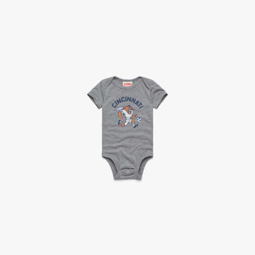 Cincinnati Soccer Mascot Baby One Piece